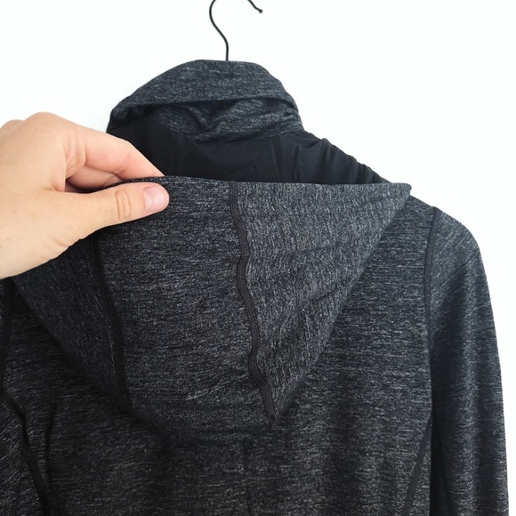 Lululemon Stride Jacket II Black Heathered Coal / Grey - Size 6 - Picture 6 of 6